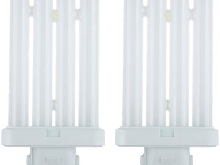 2Pk - Sunlite 27w FML 4-Pin Quad Tube Plug-In 3000K Compact Fluorescent Lamp Fashion