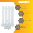 2Pk - Sunlite 27w FML 4-Pin Quad Tube Plug-In 3000K Compact Fluorescent Lamp Fashion