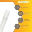 25Pk - Sunlite 17w LED T8 Light Tube 48-in G13 Base Frosted 4000K Ballast Bypass Fashion