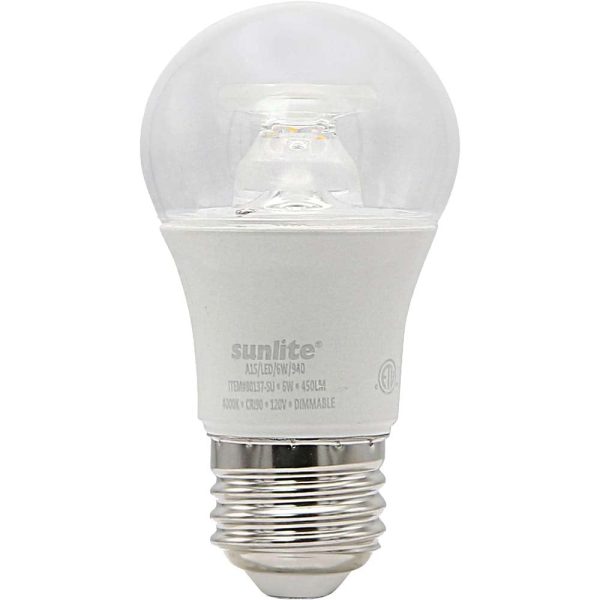 Sunlite 6w LED A15 Ceiling Fan Clear E26 Base 3000K Bulb - 40W Equiv Cheap