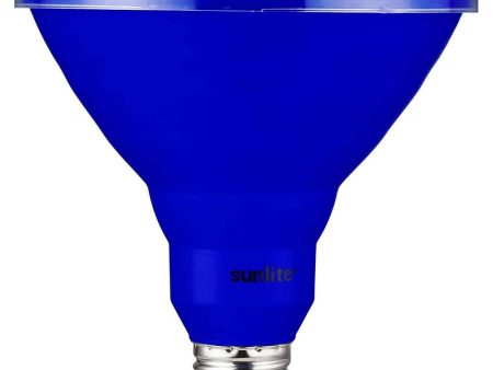 Sunlite 15w LED PAR38 Blue Colored E26 Base Floodlight Bulb - 75W Equiv Cheap