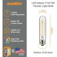 6Pk - Sunlite 2w LED Edison T10 T30 Tubular E26 4000K Bulb - 25W Equiv Hot on Sale