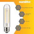 6Pk - Sunlite 2w LED Edison T10 T30 Tubular E26 4000K Bulb - 25W Equiv Hot on Sale