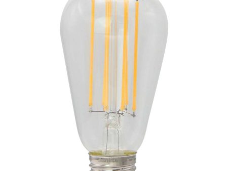 Sunlite 6w LED S19 Filament Style Edison E26 Base 2700K Bulb - 60W Equiv Cheap