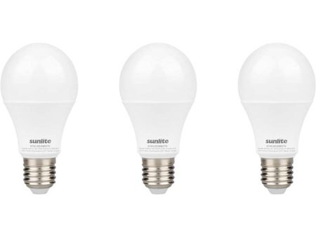 3Pk - Sunlite 6w LED A19 Non-Dimmable 2700K Soft White Bulb - 40w Equiv Online