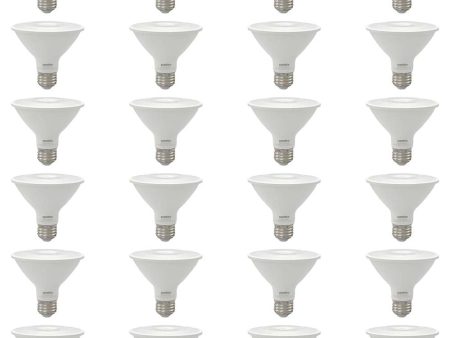 24Pk - Sunlite 9w LED PAR30 Reflector Floodlight 2700K Bulb - 75W Equiv Discount