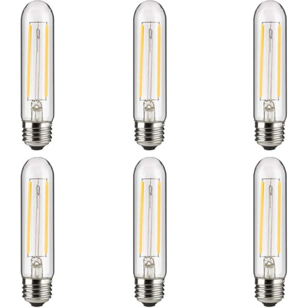 6Pk - Sunlite 2w LED Edison T10 T30 Tubular E26 4000K Bulb - 25W Equiv Hot on Sale