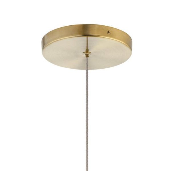 6 in. 2 Lights LED Pendant Light Gold Finish Supply