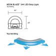 16ft Neon Blaze Flexible LED Lighting, 2700K, 24V, Top Bending Supply