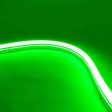 16ft Neon Blaze Flexible LED Lighting, Green, 24V, Top Bending Supply