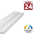 TunableTask 24  Adjustable Kelvin LED Under Cabinet Light, 1125 Lm, 2700K to 5000K, 120V, White For Discount