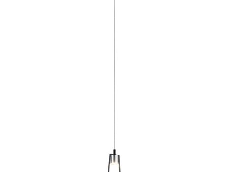 Ayse 4 in. LED Pendant Light Black Finish Fashion