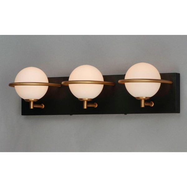 Revolve 20 in. 3 Lights LED Vanity Light Gold Finish Online