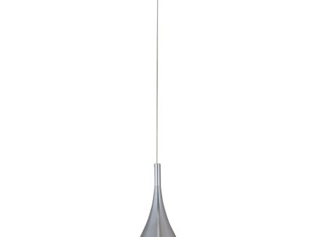 Teardrop 7 in. Pendant Light Nickel Finish Sale