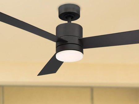 Axis 52 Inch Bronze 3000K LED Outdoor Smart Ceiling Fan For Cheap