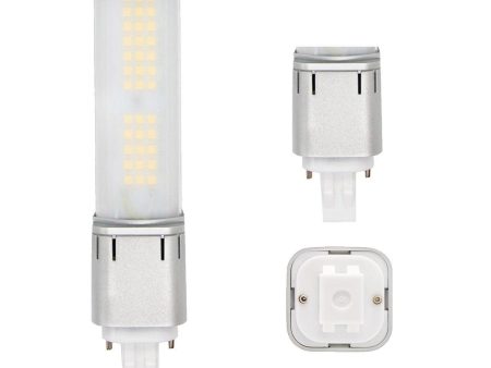 2 pin PL LED Bulb, 7W, 820lm, 2700K, Horizontal, 13W CFL Equal, GX23-2 Base, Direct or Bypass Cheap