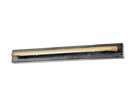 Hayden 26 in. LED Bath Bar Brass finish Online Sale