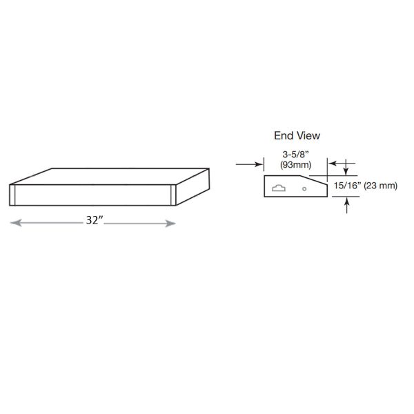 TunableTask 32  Adjustable Kelvin LED Under Cabinet Light, 1220 Lm, 2700K to 5000K, 120V, Bronze Discount