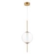 Axle 8 in. LED Pendant Light Gold Finish Online Sale