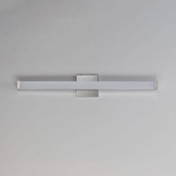 Spec 30 in. LED Bath Bar Selectable CCT Satin Nickel Finish For Cheap