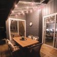 Outdoor LED String Light, 24 Feet, 12 S14 bulbs, 2200K Warm white Online Hot Sale