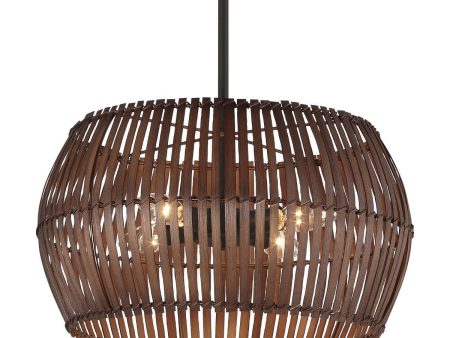 Brentwood Shore 16 in. 4 Lights Pendant Light Black Finish Online Hot Sale