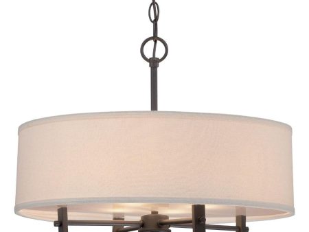 19 in. 3 Lights Pendant Light Antique Bronze Finish Online Sale