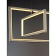 Link 32 in. 3 Lights LED Pendant Light Nickel finish Fashion