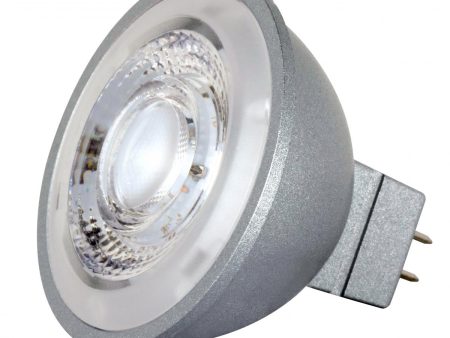 MR16 LED Bulb, 8 Watts, 490 Lumens, 2700K, 75W Equal, GU5.3 Base, 40° Flood, 12V Online Hot Sale