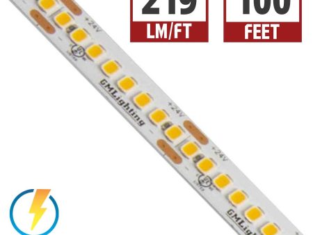 LTR-S Spec LED Strip Light, 100ft Reel, 3500K, 219 Lumens per Ft, 2.5 watts per Ft, 24V Online Hot Sale