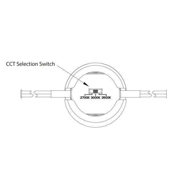 120V 3-CCT Puck Light Kit, 3  Wide, 27K|30K|35K, White Online Sale