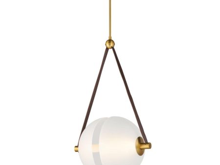 Dispatch 23 in. LED Pendant Light Brass Finish Online