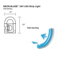 65ft Neon Blaze Flexible LED Lighting, Pink, 24V, Side Bending Discount