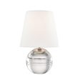 Nicole Table Lamp Crystal Base with Polished Nickel Accents Supply