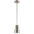 6 in. LED Pendant Light Nickel Finish For Cheap