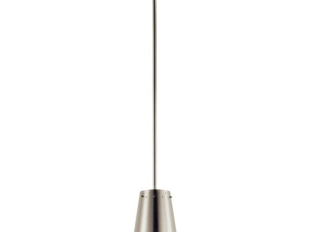 6 in. LED Pendant Light Nickel Finish For Cheap