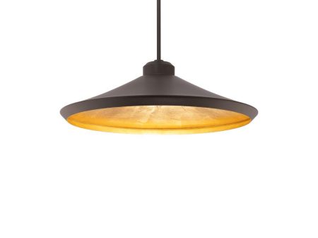 Alfa 24 in. LED Pendant Light Gold & Bronze finish Online now