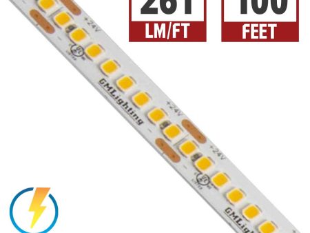 LTR-S Spec LED Strip Light, 100ft Reel, 4000K, 261 Lumens per Ft, 2.5 watts per Ft, 24V Discount