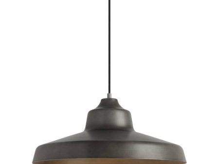 Zevo 18 in. Pendant Light Gray Finish Online now