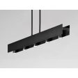 Beam 44 in. 5 Lights LED Pendant Light Black finish Discount