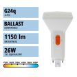 4 Pin PL LED Bulb, 10W, 1150lm, 30K|35K|40K, Vertical, 26W CFL Equal, G24q Base, Electronic Ballast For Discount