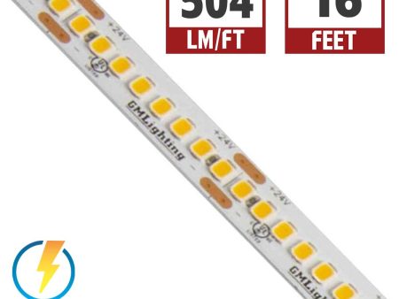 LTR-S Spec LED Strip Light, 16ft Reel, 4000K, 504 Lumens per Ft, 5.8 watts per Ft, 24V For Sale