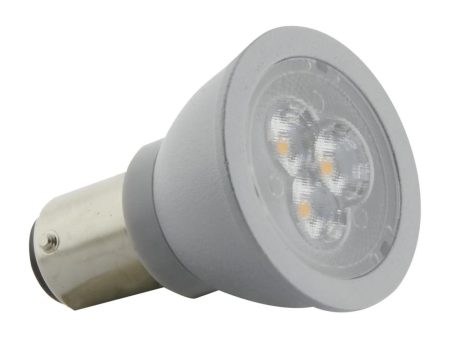 ALR12 LED Reflector Bulb, 3 Watts, 220 Lumens, 3000K, BA15d Double Bayonet Base, 31° Flood Online now