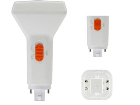 4 Pin PL LED Bulb, 10W, 1150lm, 30K|35K|40K, Vertical, 26W CFL Equal, G24q Base, Electronic Ballast For Discount