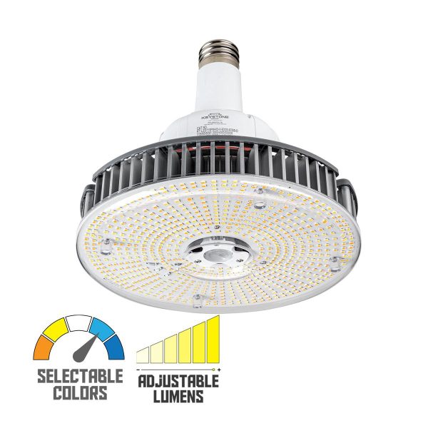 HID LED High Bay Lamp, 80W|95W|115W, 17000 Lumens, Selectable CCT, EX39 Mogul Base, 120-277V on Sale