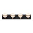 Revolve 27 in. 4 Lights LED Vanity Light Gold Finish Online now