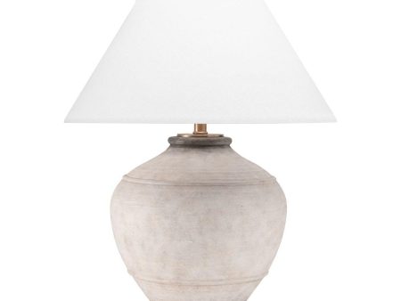 Malta Table Lamp Ceramic Ash Finish Online