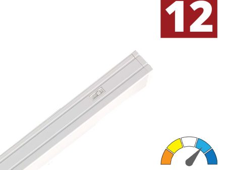 12  Low-Profile LED Bravo FROST Under Cabinet Light, Tunable White, 120V Online Hot Sale