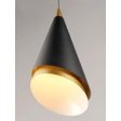 Mermaid 10 in. LED Pendant Light Black finish Online Sale