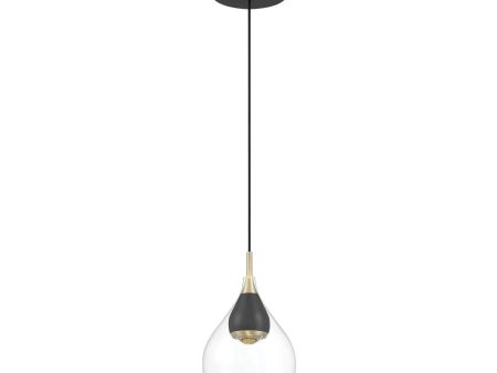 Arabesque 9 in. LED Pendant Light Gold finish Hot on Sale